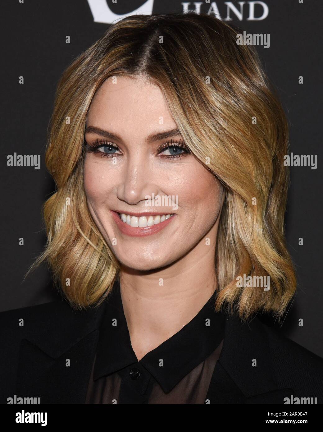 Delta goodrem at the g'day usa 2020 hi-res stock photography and images