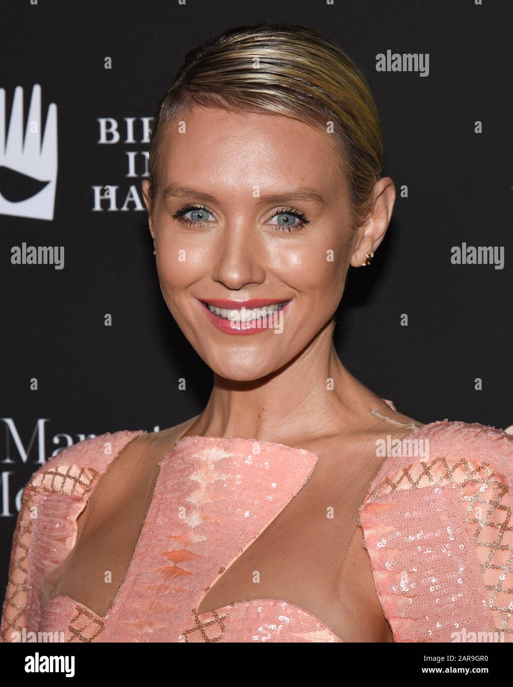 January 25, 2020, Beverly Hills, CA, USA: Nicky Whelan attends G'Day