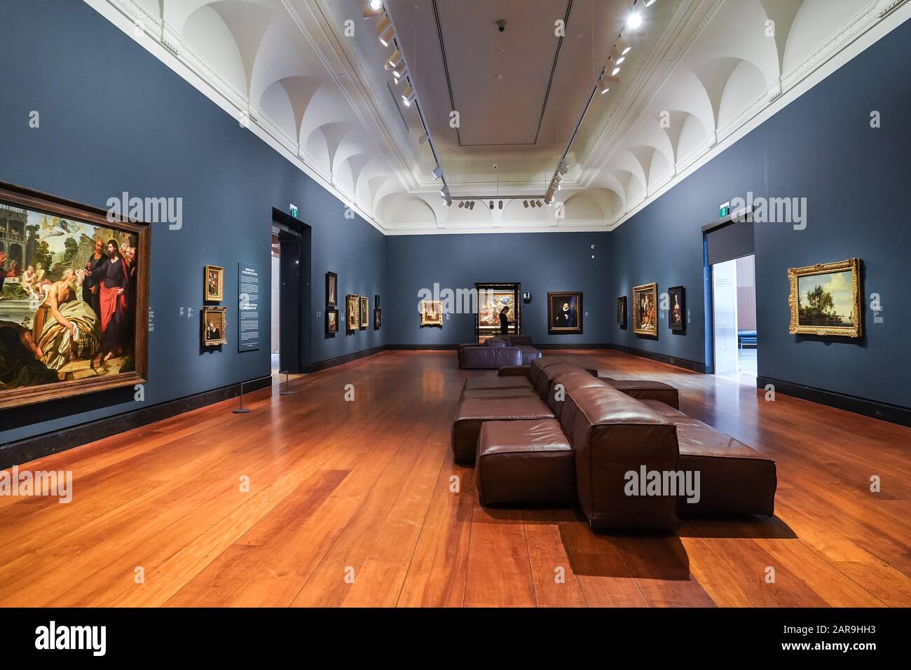 1960 European art paintings inside art gallery of ontario in Toronto Ontario Canada Stock Photo