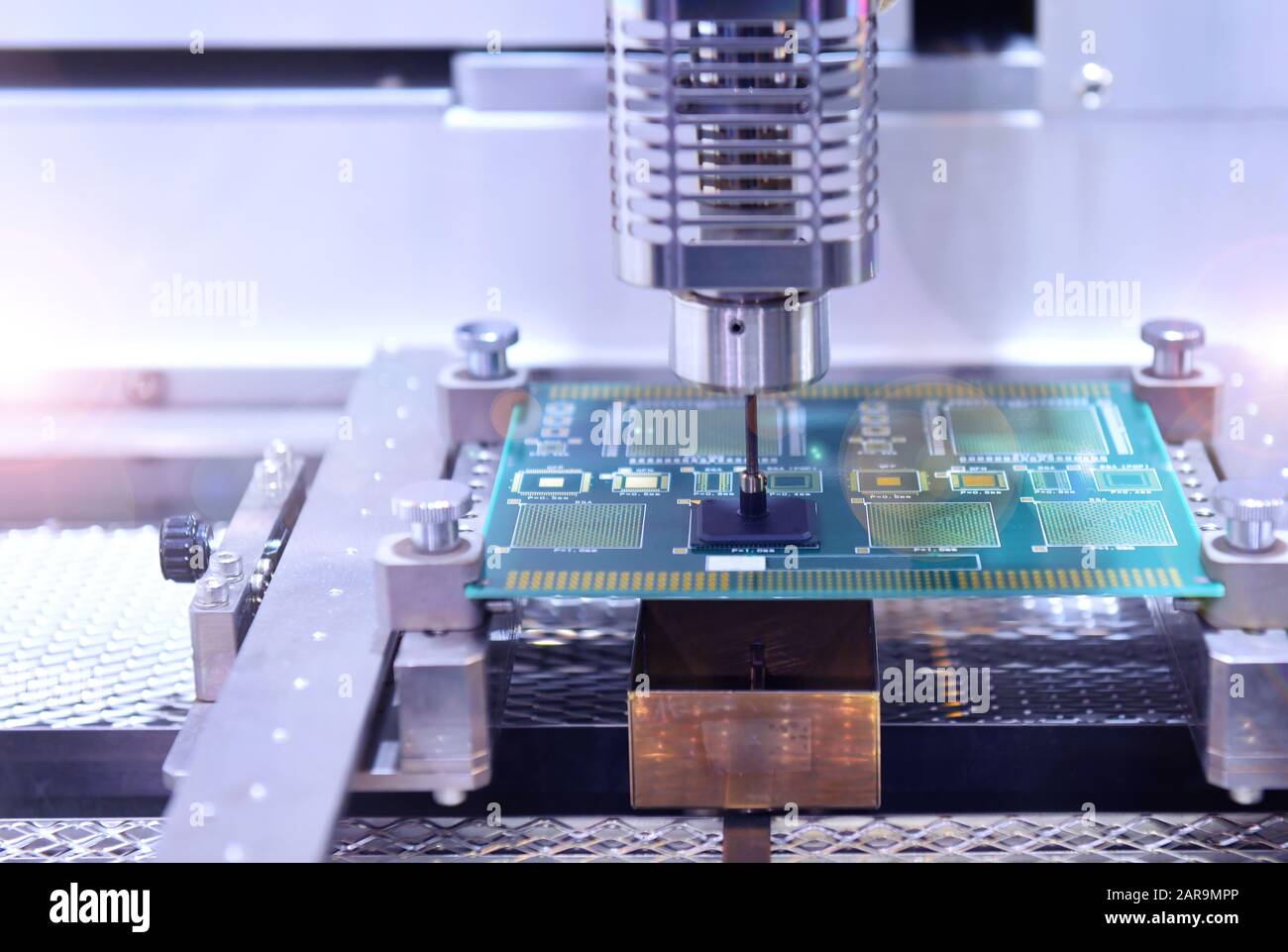 Technological process of soldering and assembly chip components on pcb