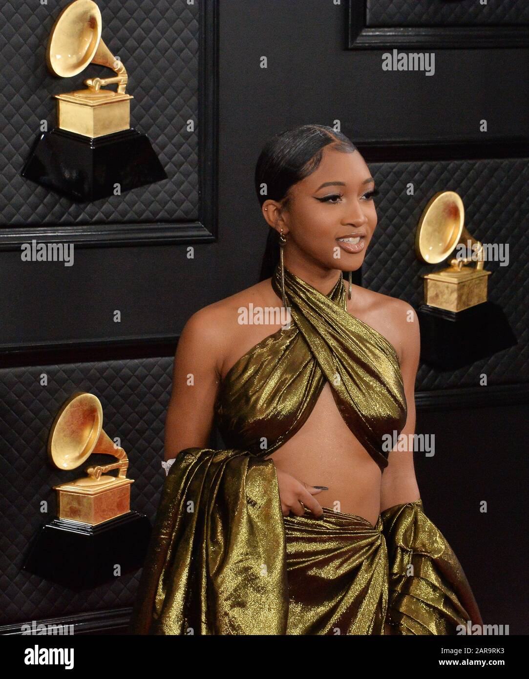 los-angeles-ca-usa-26th-jan-2020-nija-charles-arrives-for-the-62nd