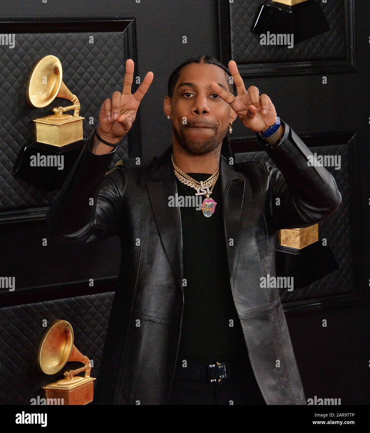 Los Angeles, CA, USA. 26th Jan 2020. Reese arrives for the 62nd annual Grammy Awards held at Staples Center in Los Angeles on Sunday, January 26, 2020. Photo by Jim Ruymen/UPI Credit: UPI/Alamy Live News Stock Photo