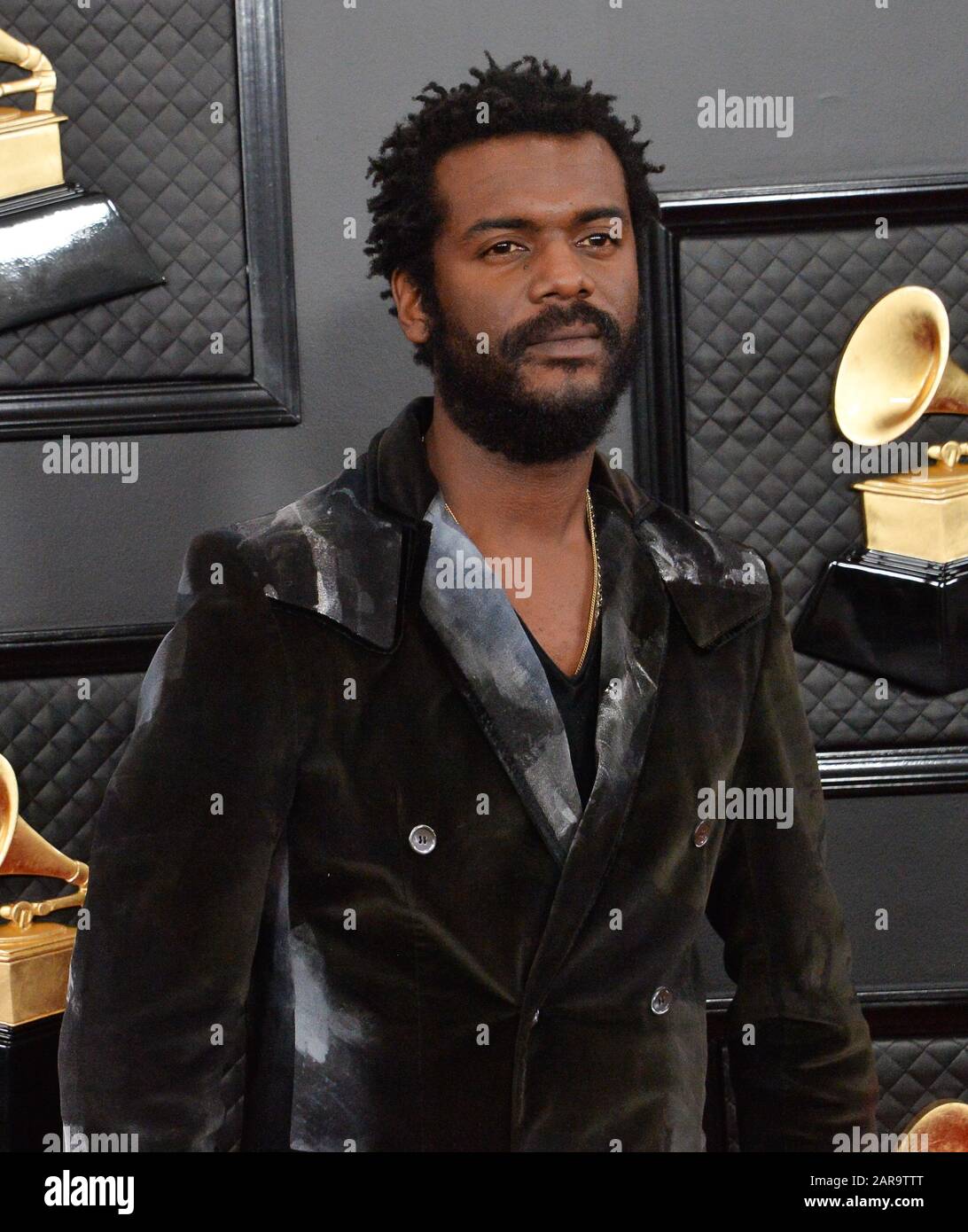 los-angeles-ca-usa-26th-jan-2020-gary-clark-jr-arrives-for-the