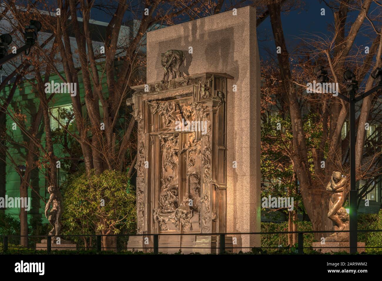 tokyo, japan january 07 2020 Monumental sculpture replica of the