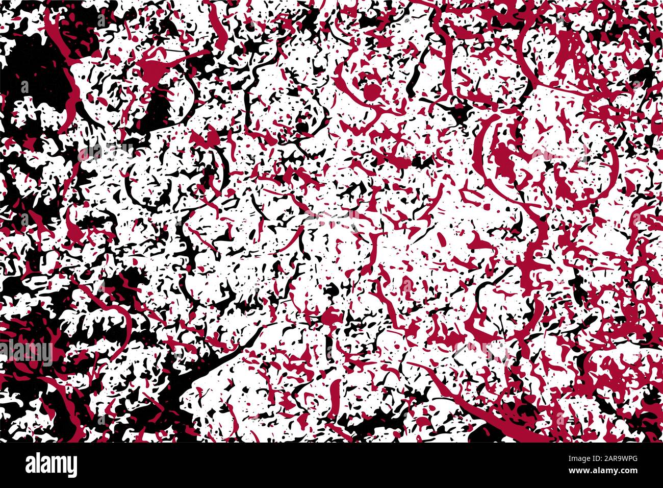 Abstract multicolored image, made with a brush. Stock Vector
