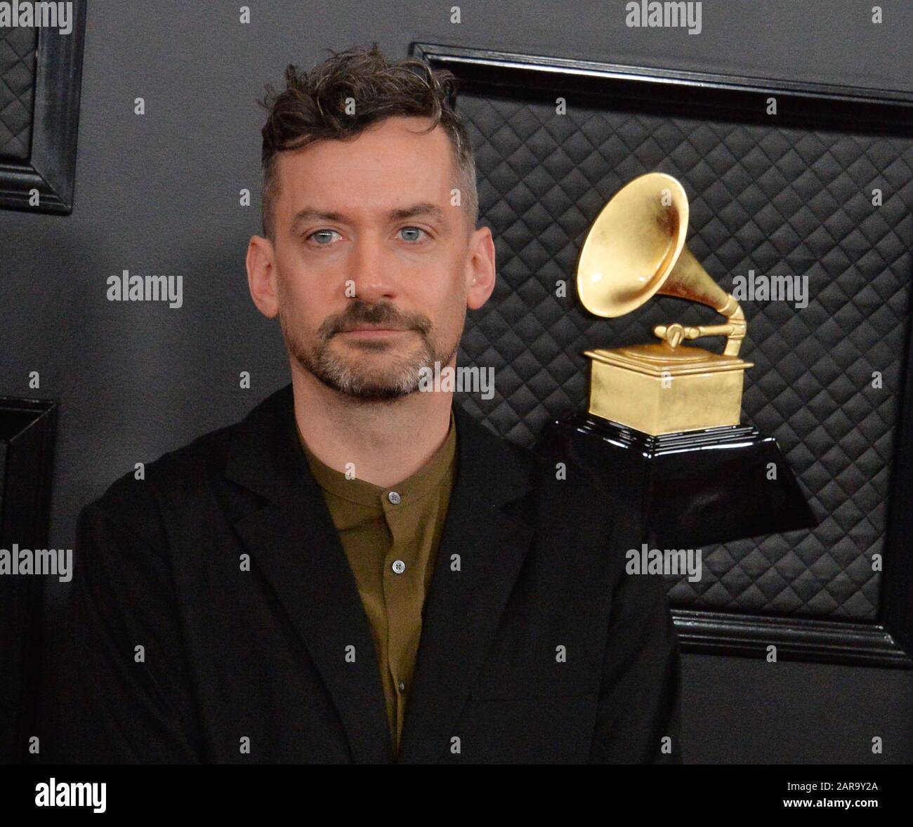 Los Angeles, USA. 26th Jan 2020. Bonobo arrives for the 62nd annual Grammy Awards held at Staples Center in Los Angeles on Sunday, January 26, 2020. Photo by Jim Ruymen/UPI Credit: UPI/Alamy Live News Stock Photo