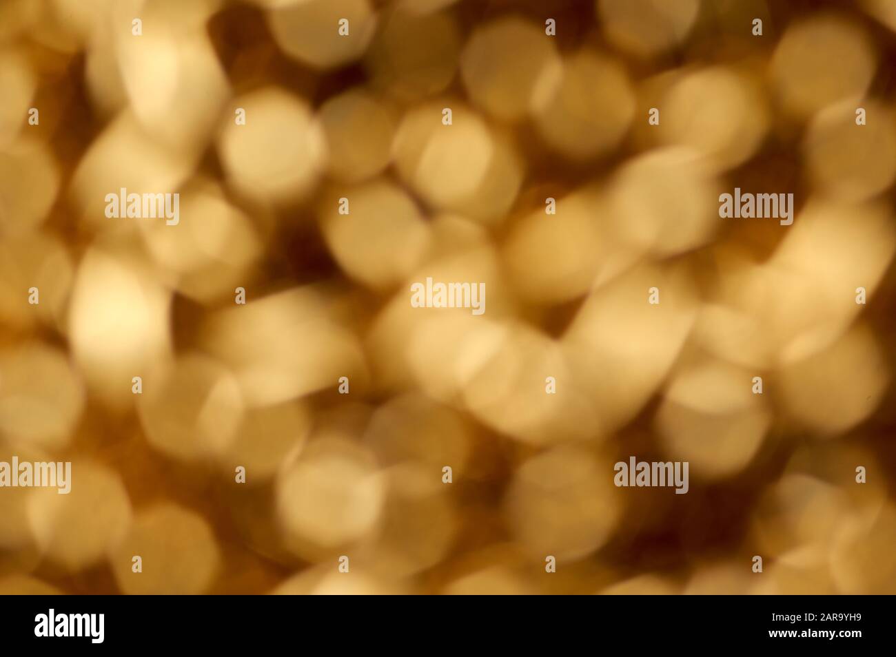Background of the golden light bokeh Stock Photo Alamy