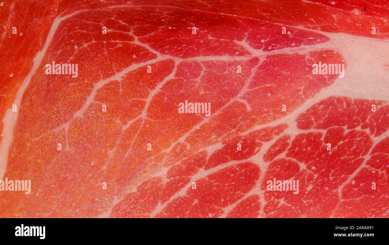 Antipasti of italian cured meat types. Closeup of delicious whole baked