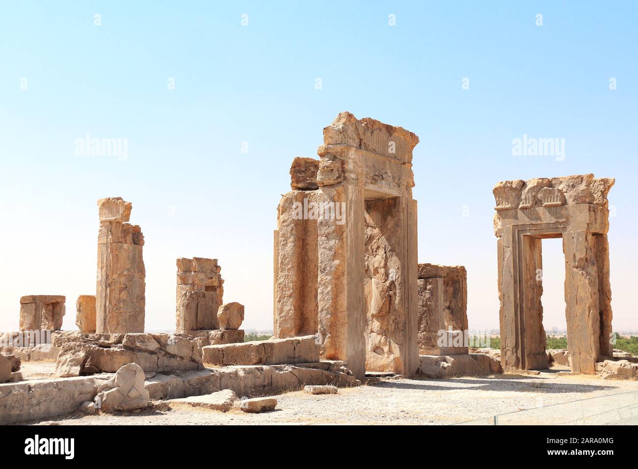 Ruins of Tachara Palace built by Darius the Great, Persepolis, Iran