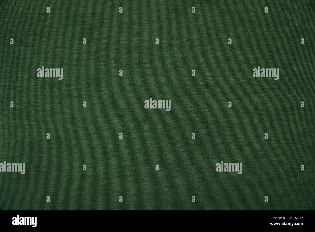 Dark green wool fabric texture for the background Stock Photo
