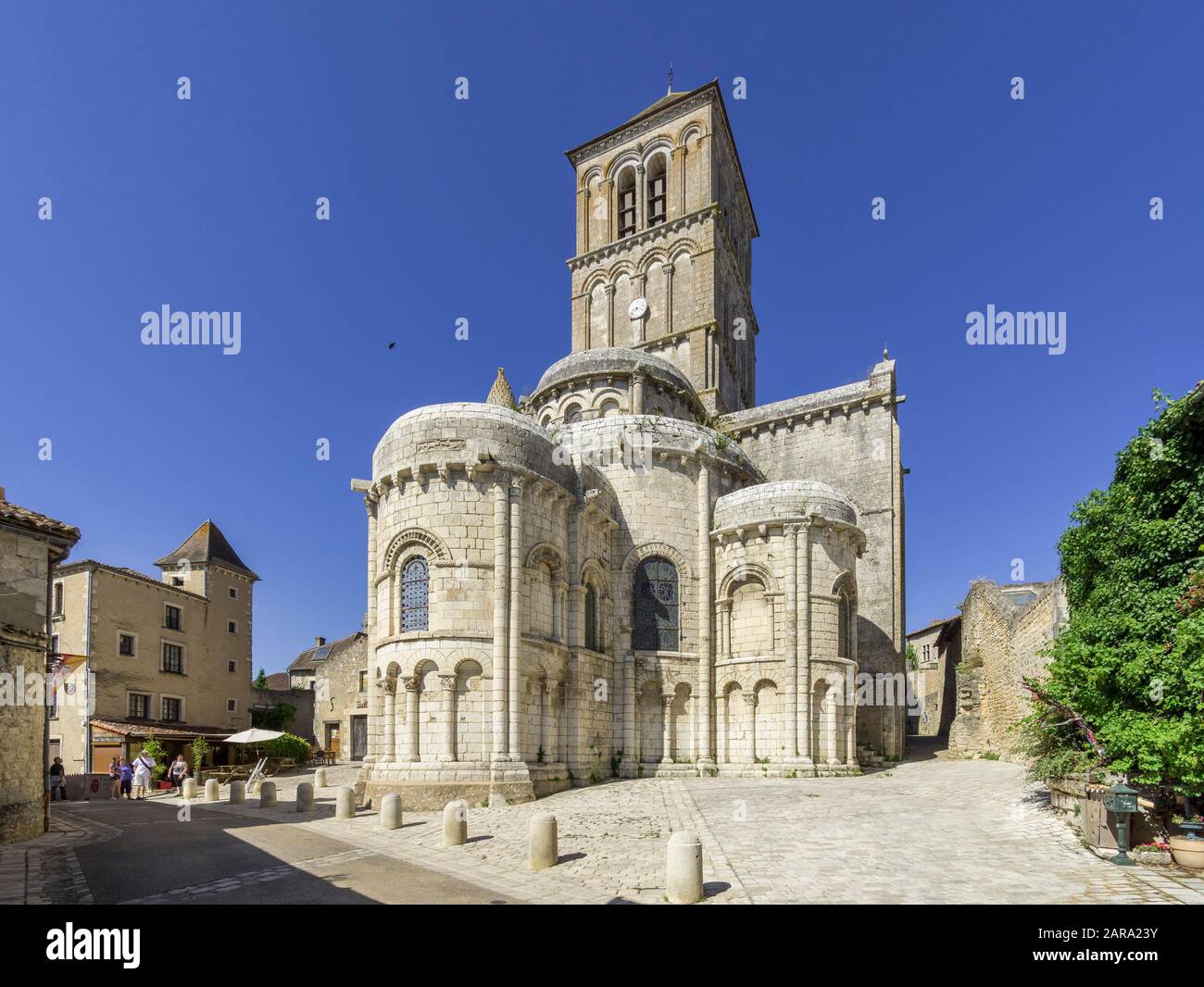 Saint Pierre Church, Chauvigny, Vienne Department, France Stock Photo