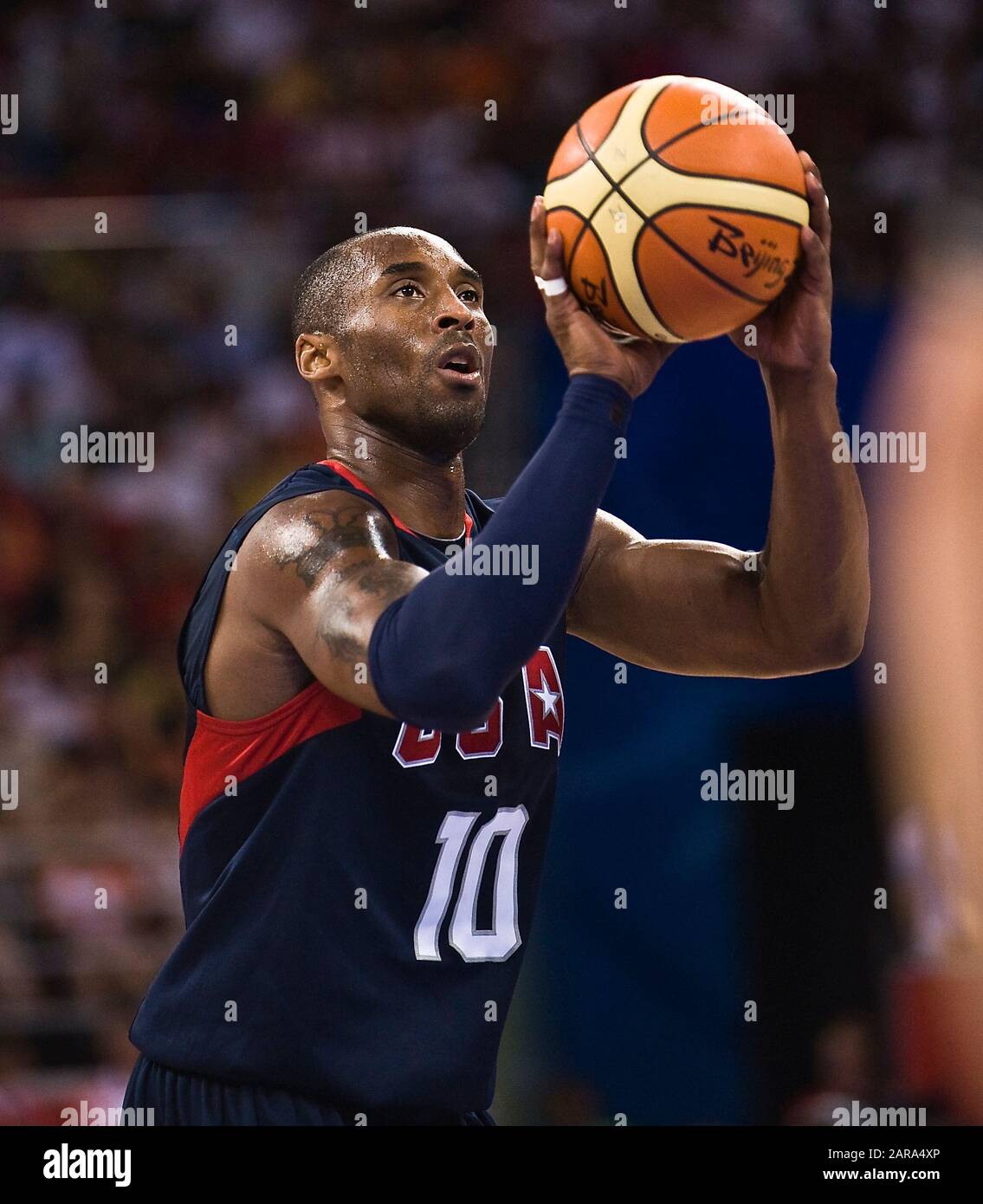 Kobe BRYANT, USA, Action, Spain - USA - ESP - USA 82: 119, 82-19, basketball preliminary round group B group B of men, - 2008 Olympic Games in Beijing Beijing China Aug 16, 2008; 2008 Summer Olympics in Beijing from 08.08 - 24.08.2008 in Beijing/People's Republic of China; | usage worldwide Stock Photo