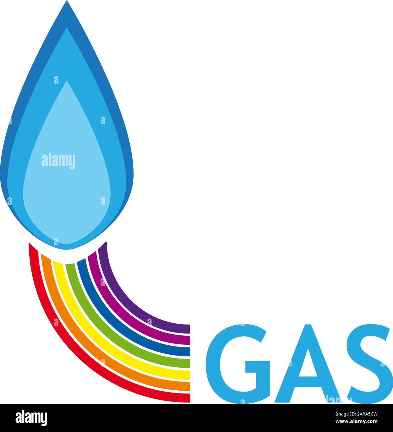 Vector sign rainbow natural gas Stock Vector Image & Art Alamy