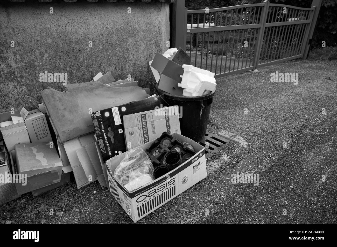Garbage, Storkensohn, Haut Rhin, Grand Est, France, Europe Stock Photo