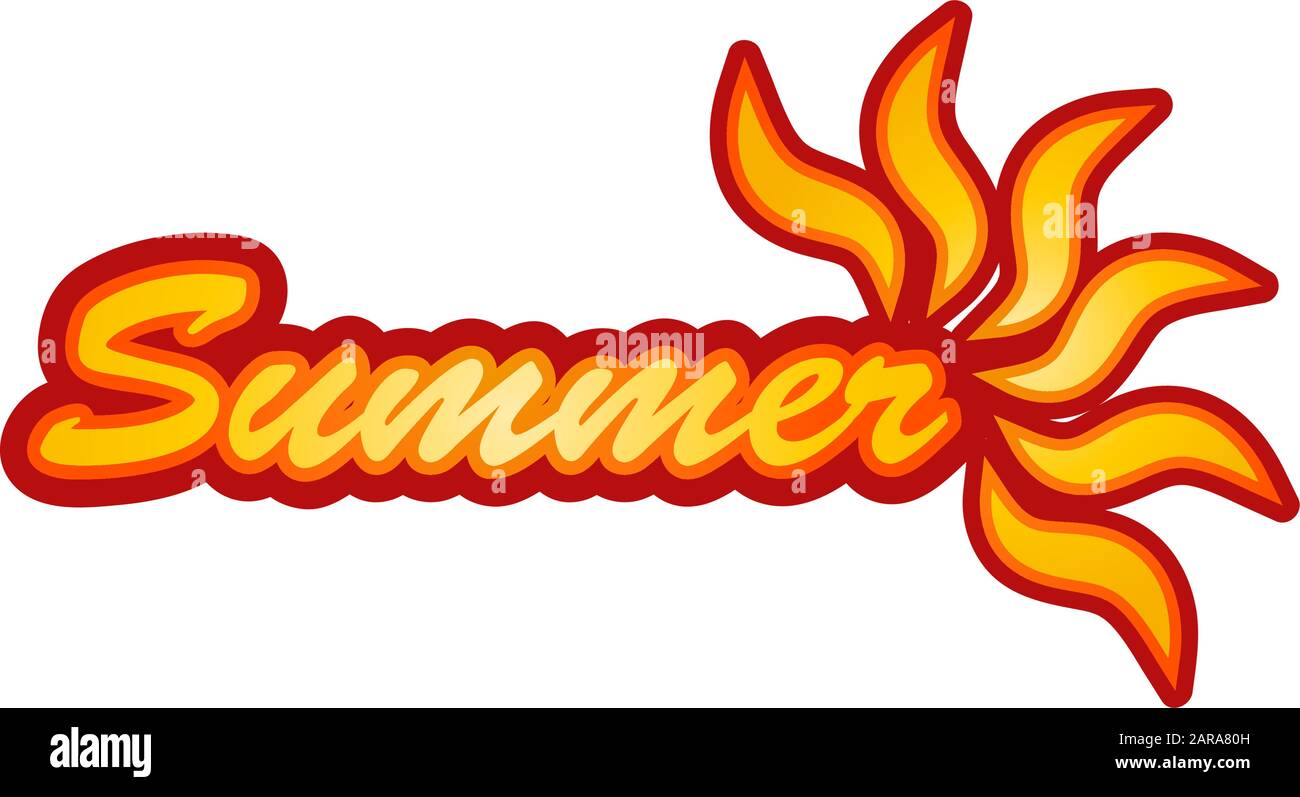vector illustration summer Stock Vector Image & Art - Alamy