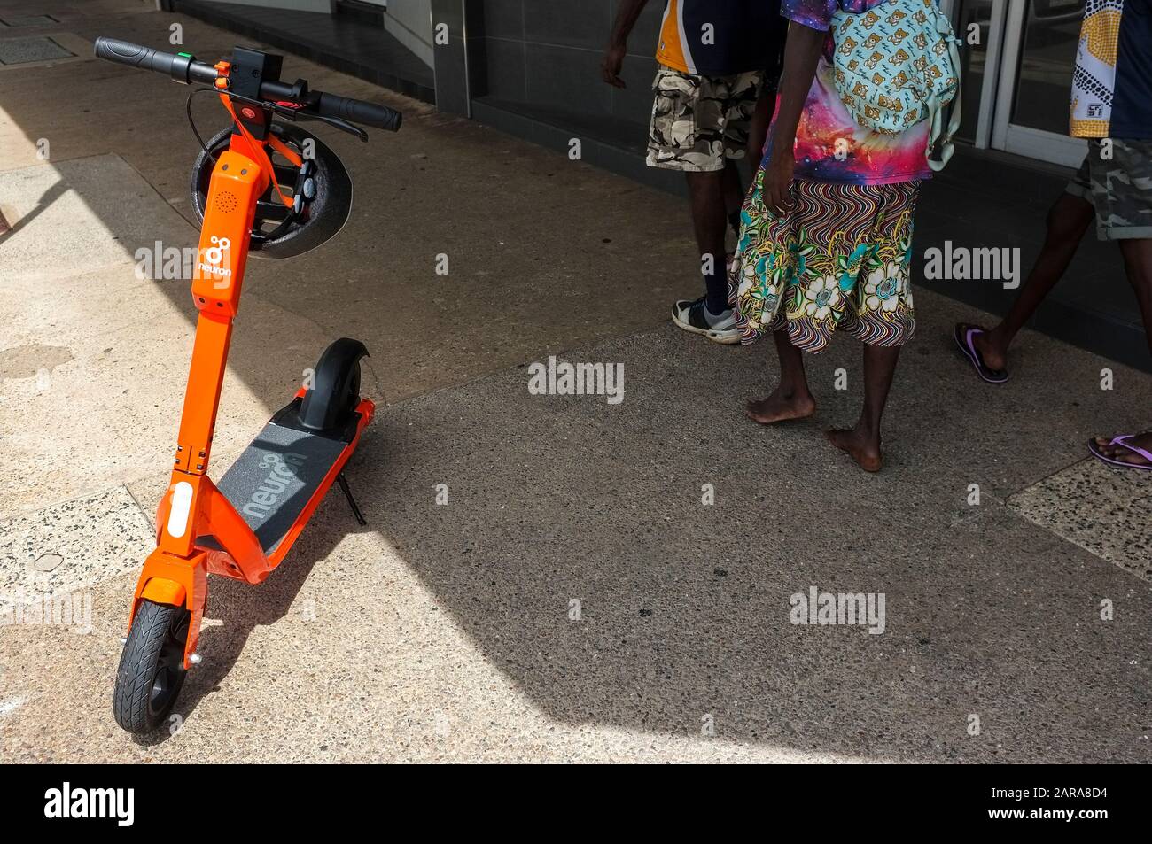 A Neuron electric scooter in Darwin city, Northern Territory, Australia Stock Photo Alamy