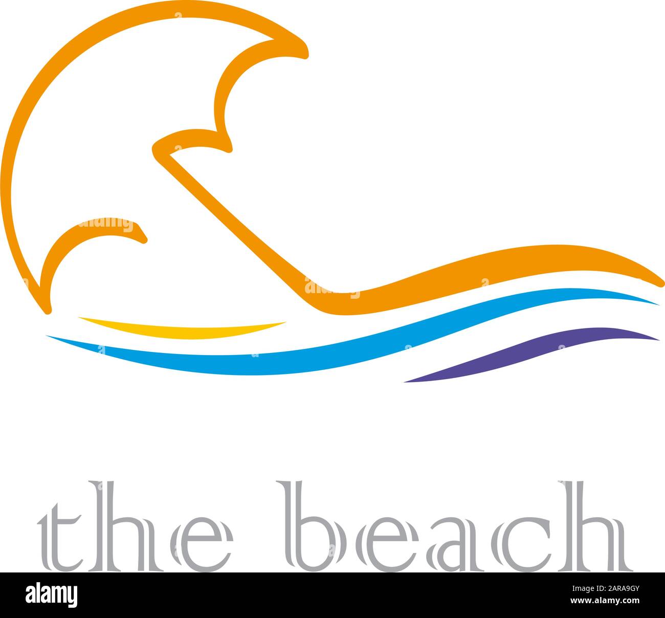 Ocean waves beach shore Cut Out Stock Images & Pictures - Alamy