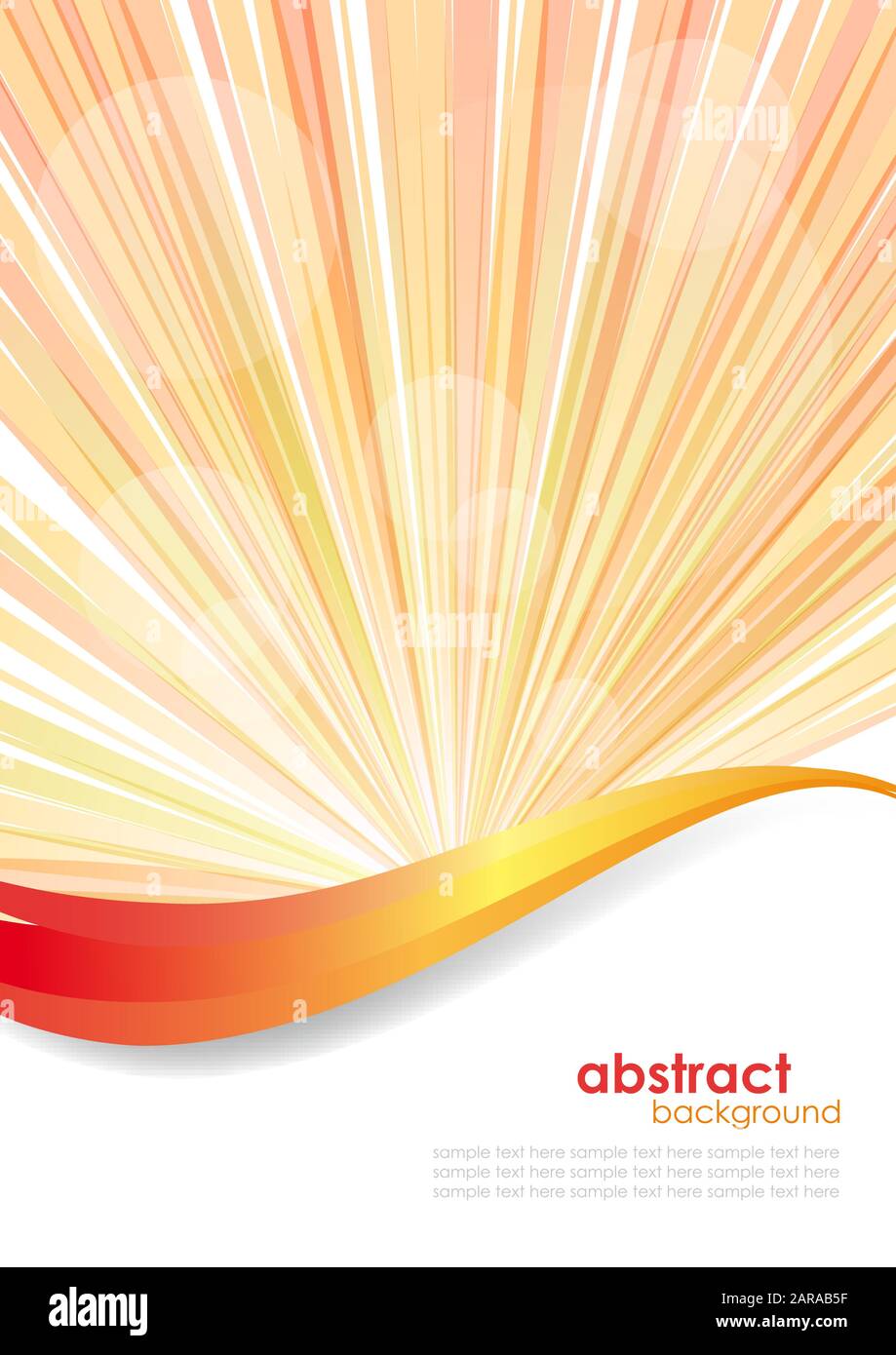 Vector orange summer background Stock Vector Image & Art - Alamy
