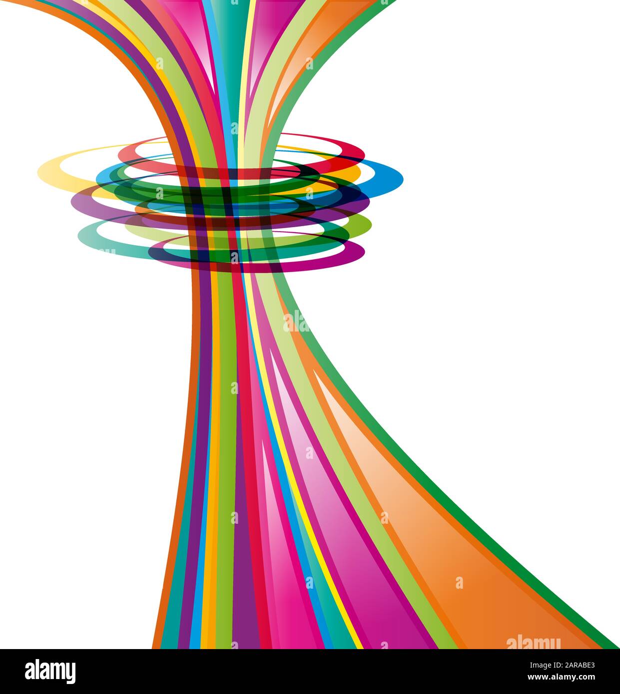 Vector Abstract background, with circles Stock Vector