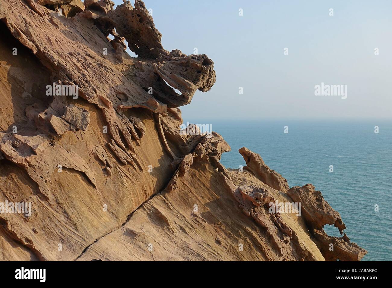 Valley of the Statues | Hormoz Island, Iran Stock Photo