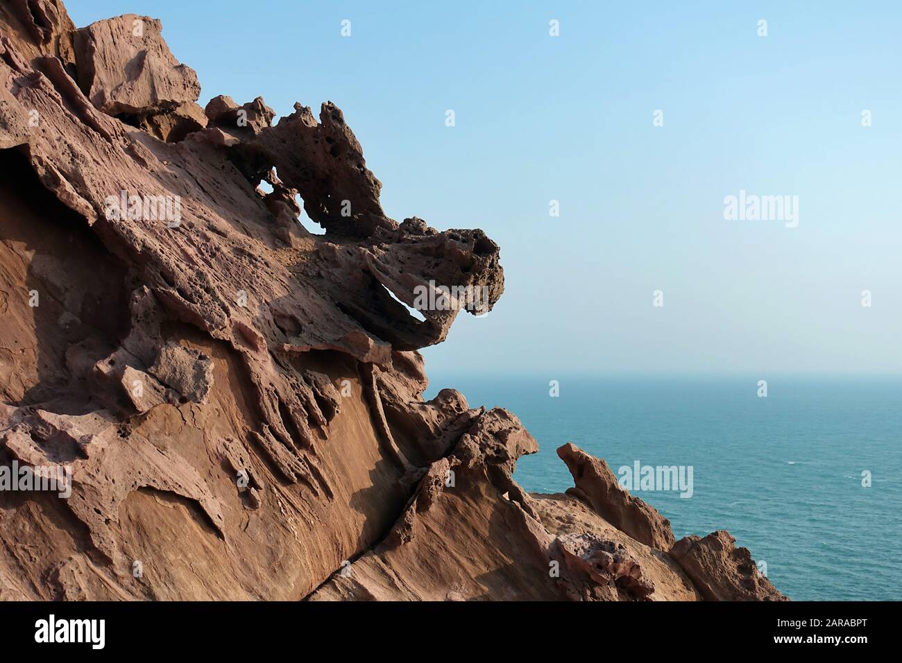 Valley of the Statues | Hormoz Island, Iran Stock Photo