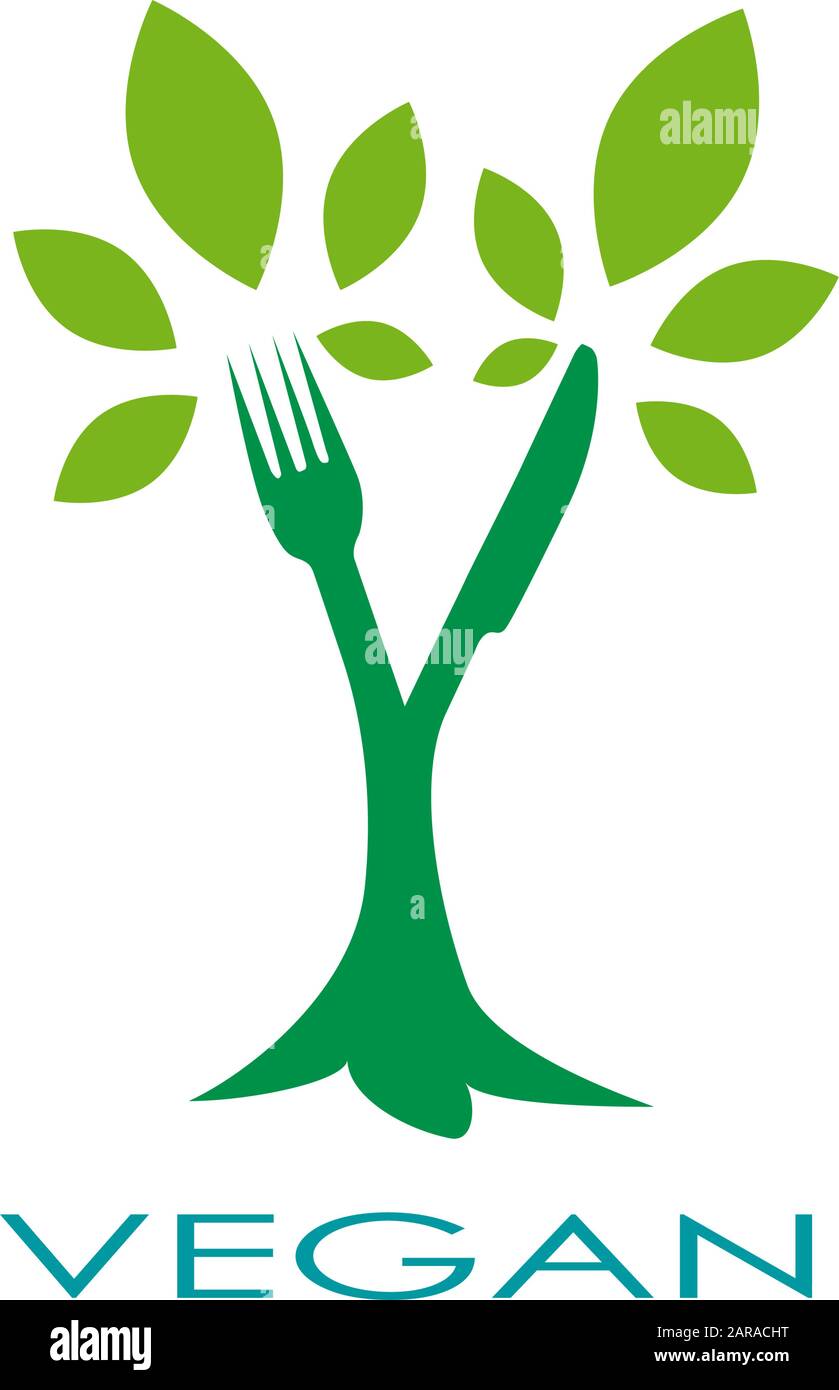 Vector sign vegan tree Stock Vector Image & Art Alamy