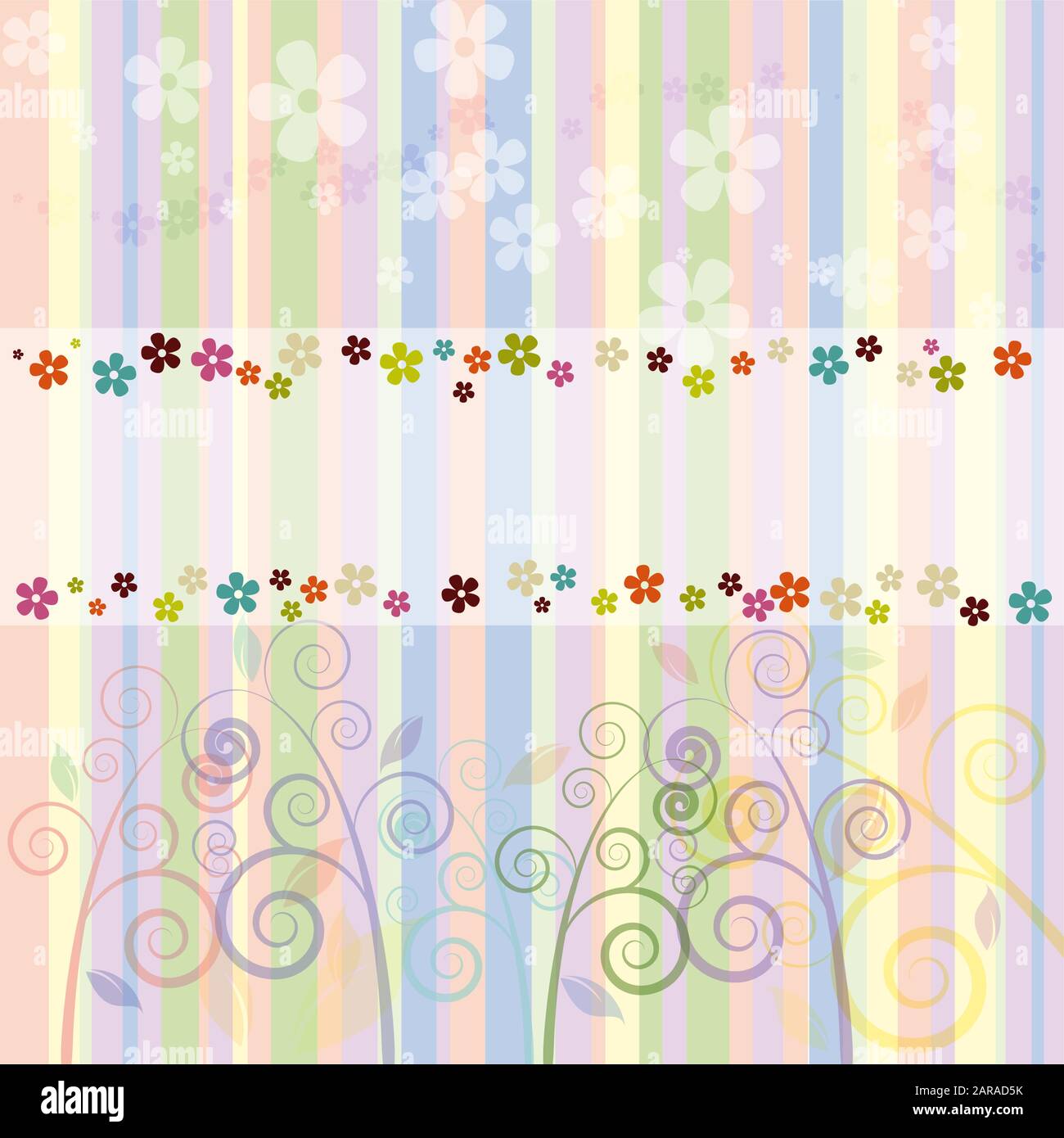 Vector floral background Stock Vector Image & Art Alamy