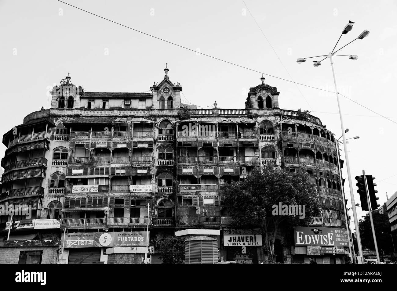 Jer Mahal Heritage Building, Metro Cinema junction, Dhobi Talao, Mumbai, Maharashtra, India
