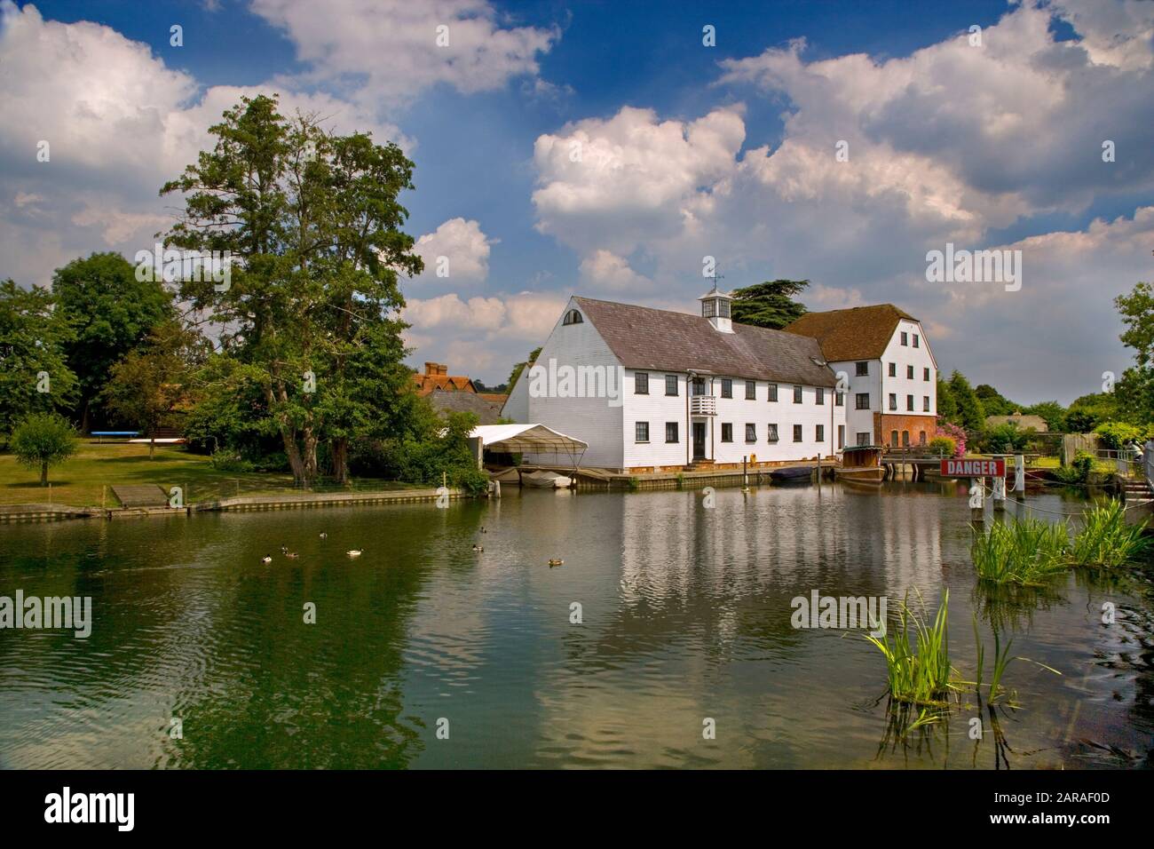 Hambleden Mill on the Thames Near Henley Oxfordshire Stock Photo Alamy