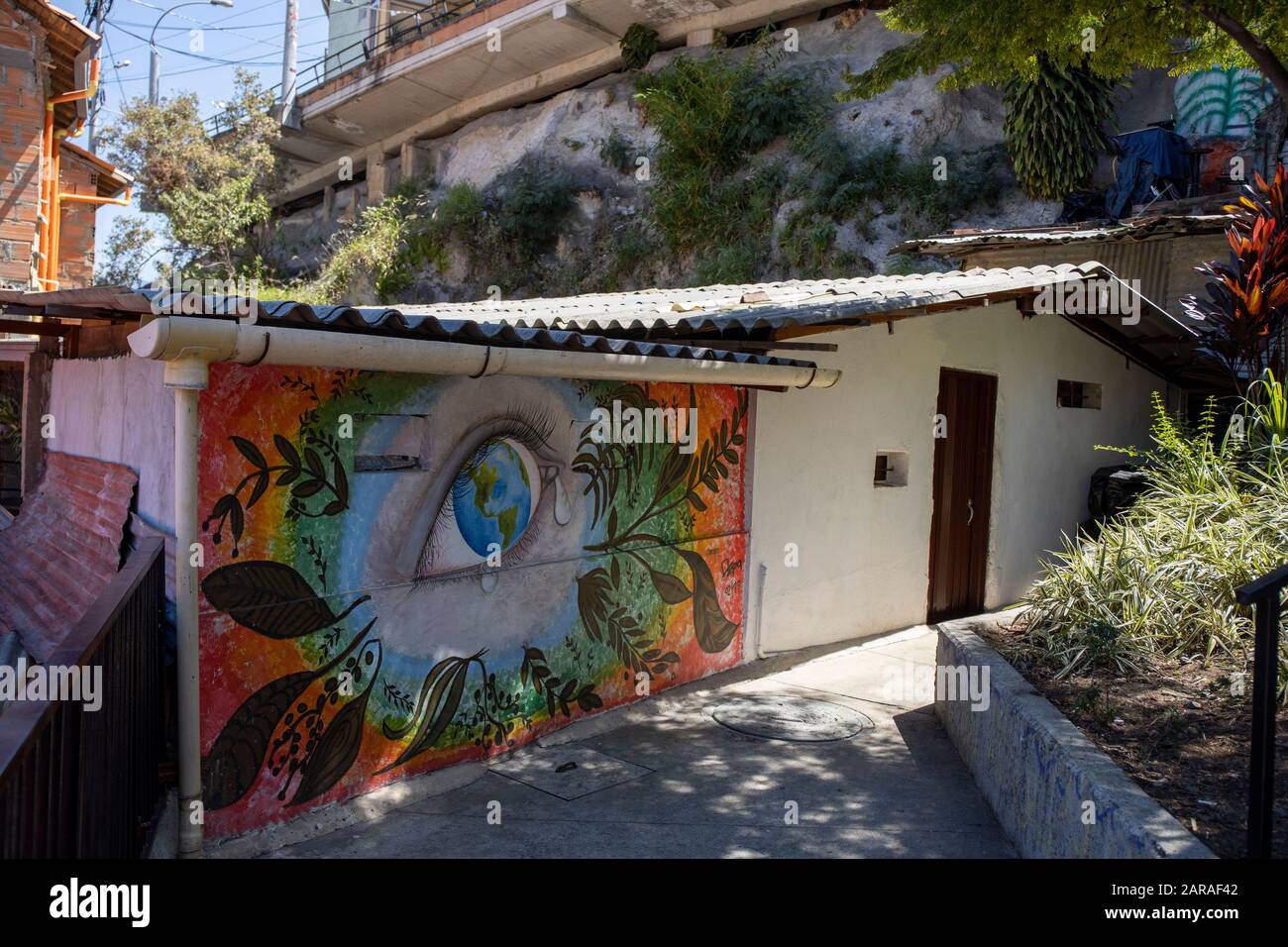 Medellin, Colombia Comuna 13 was considered the most dangerous area in