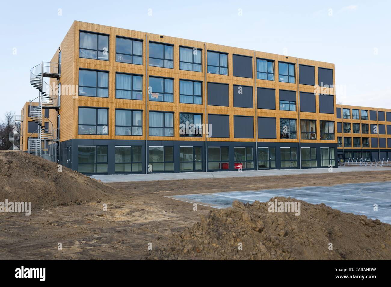 New prefab sustainable apartments for students in Eindhoven, the