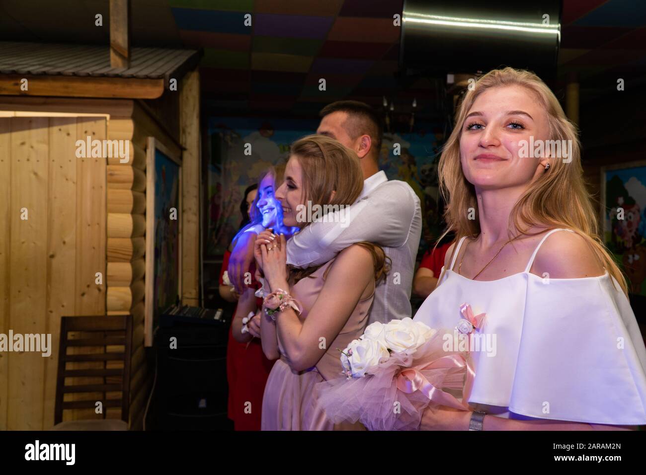 modern Ukrainian Wedding Ukraine Lutsk 02.09.2018. Stock Photo