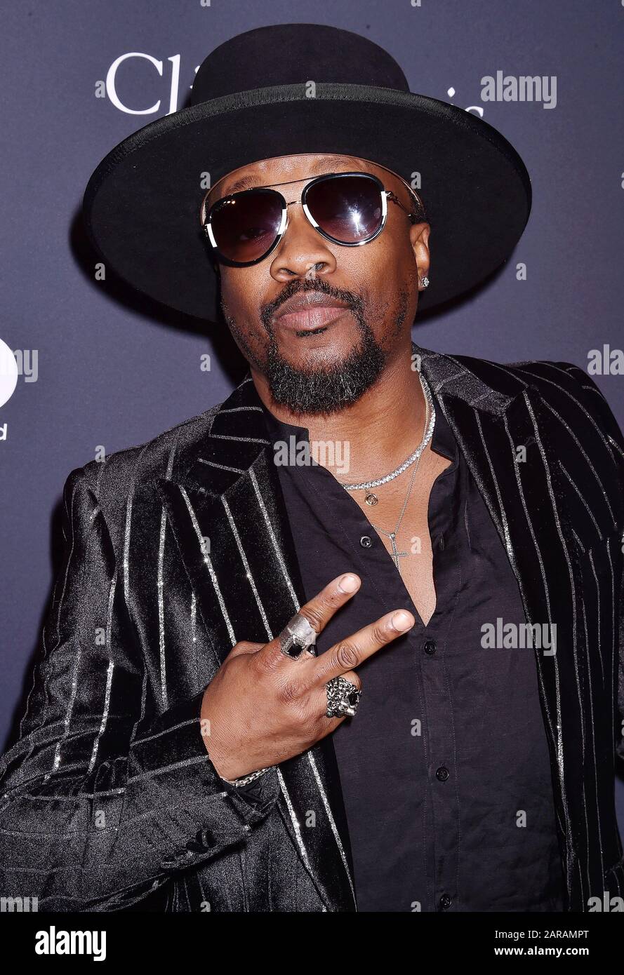 BEVERLY HILLS, CA JANUARY 25 Anthony Hamilton attends the PreGRAMMY