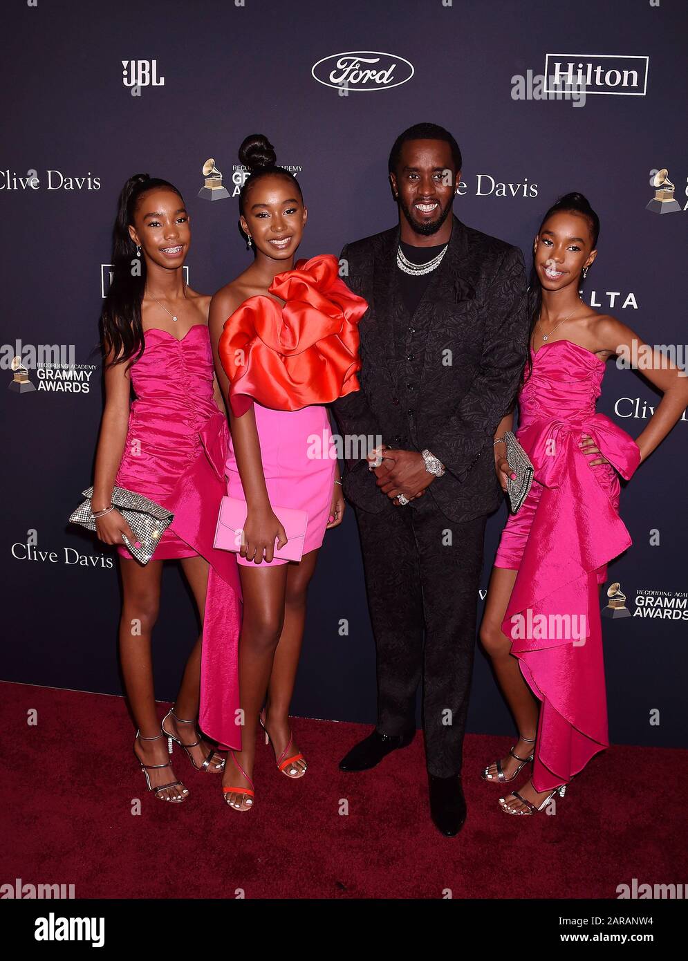 BEVERLY HILLS, CA JANUARY 25 D'Lila Star Combs, Chance Combs
