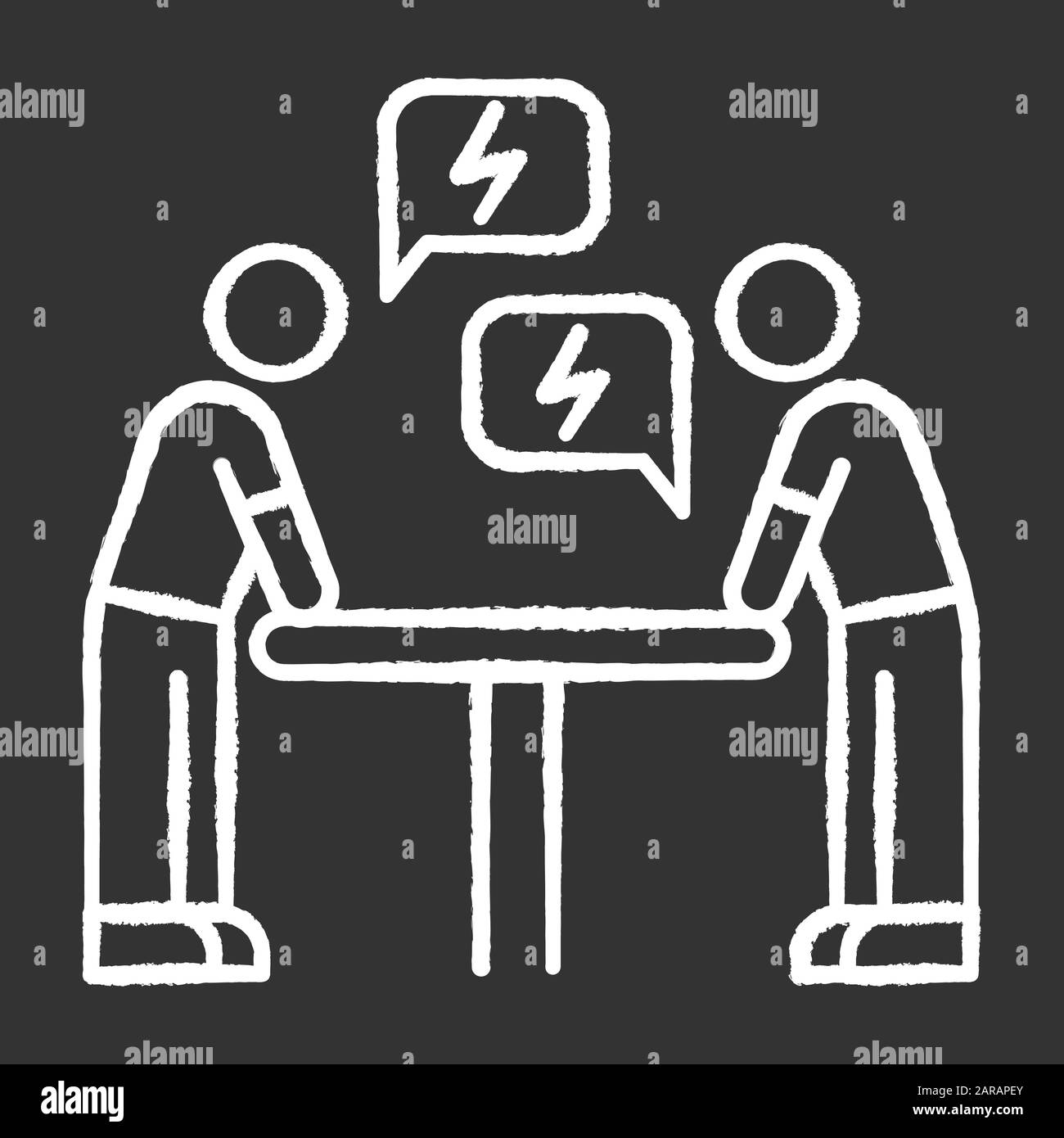 Conversation between rivals hi-res stock photography and images - Alamy
