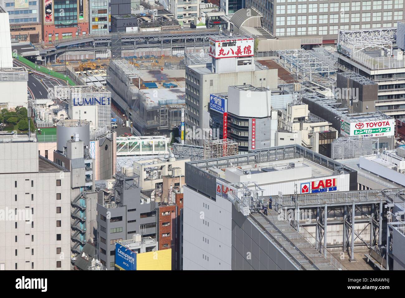 TOKYO JAPAN MAY 11 2012 City View Of Shinjuku Ward Tokyo Japan tokyo-japan-may-11-2012-city-view-of-shinjuku-ward-tokyo-japan