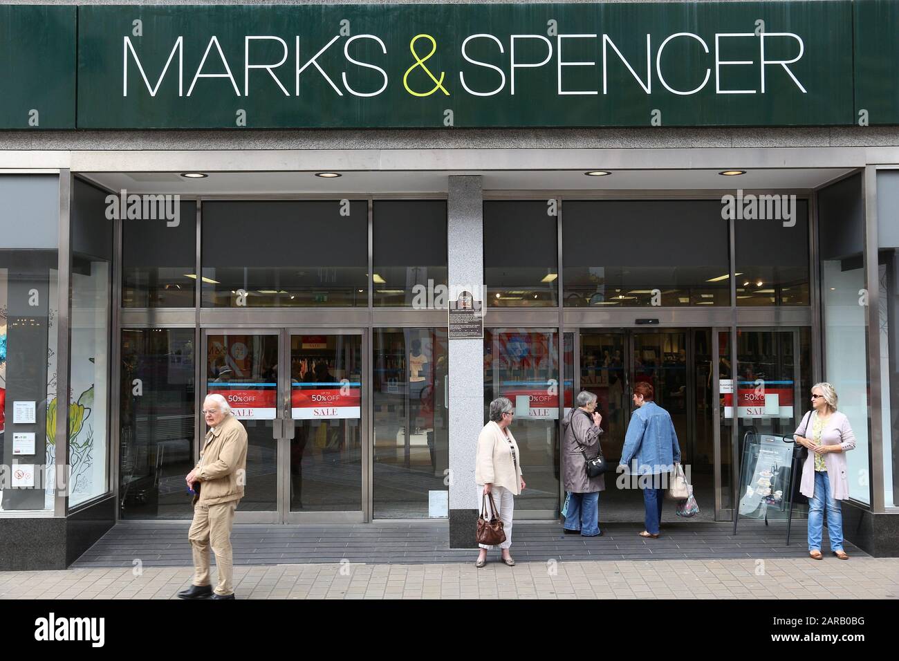 Marks And Spencer Shop Old High Resolution Stock Photography And Images Alamy