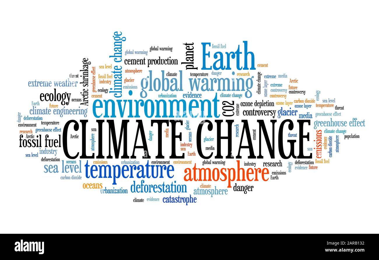 You got word to change. Ecology climate change.