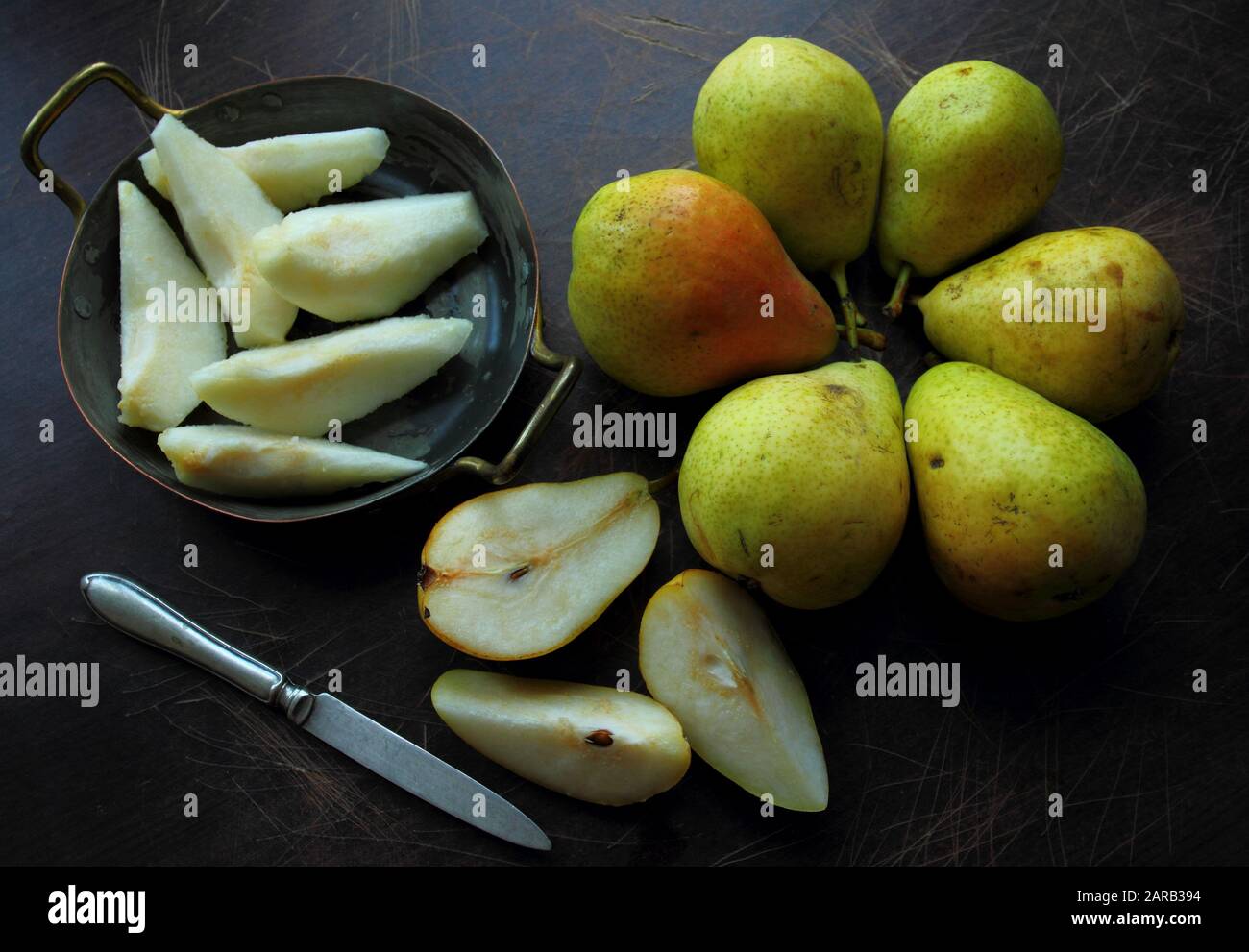 Conference pear basket hi-res stock photography and images - Alamy