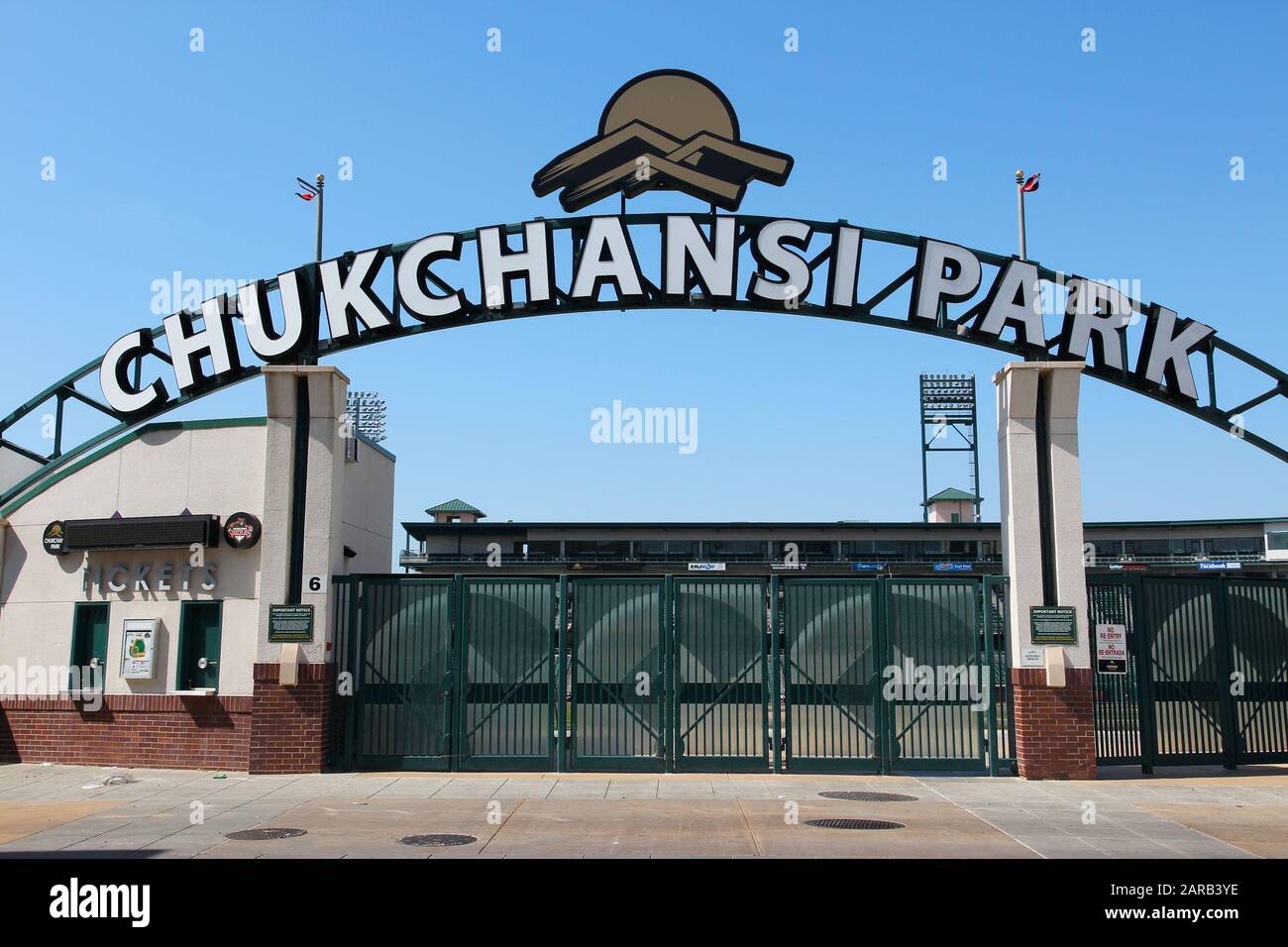 FRESNO, UNITED STATES APRIL 12, 2014 Chukchansi Park baseball