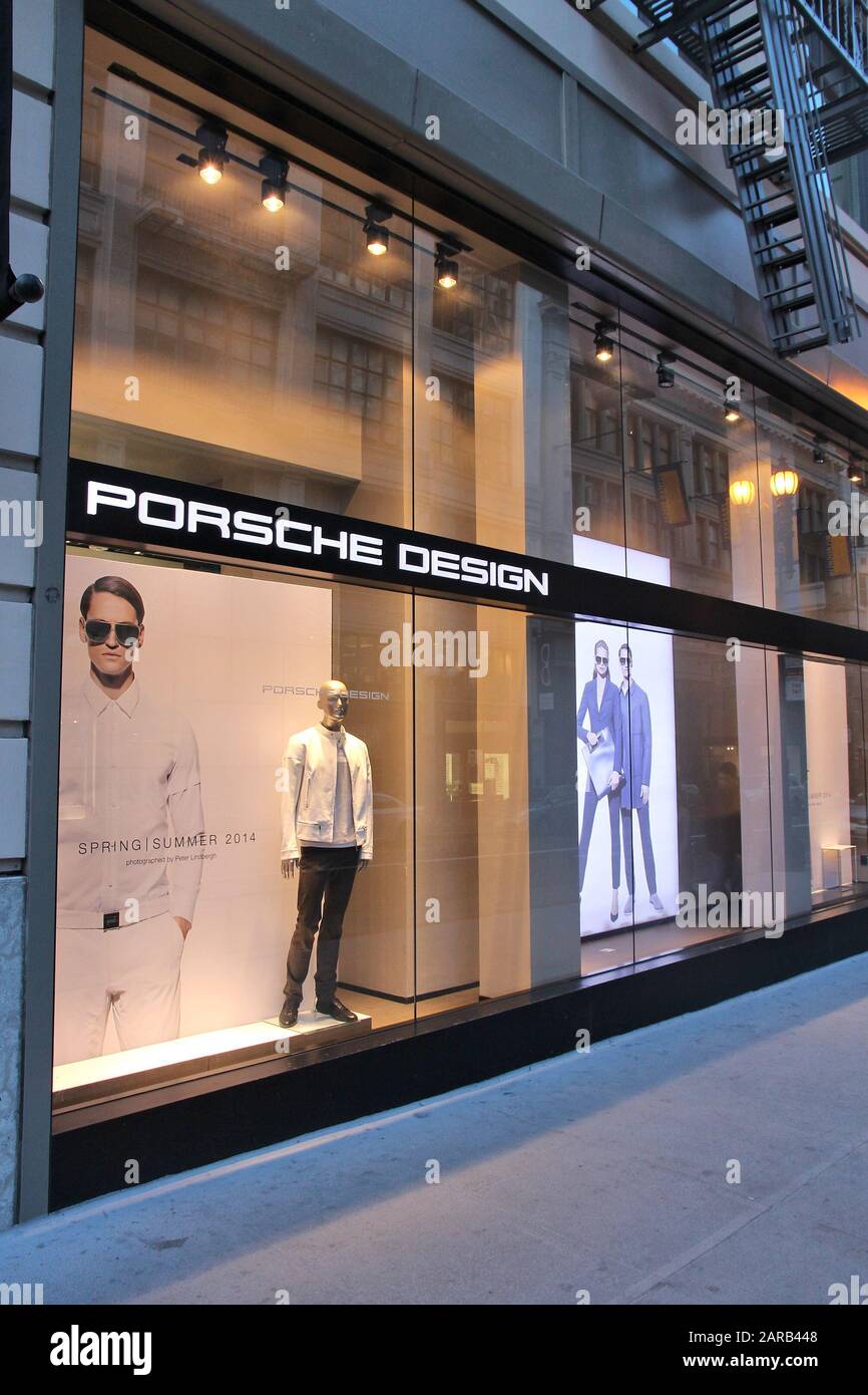 SAN FRANCISCO, USA APRIL 8, 2014 Porsche Design fashion store in San