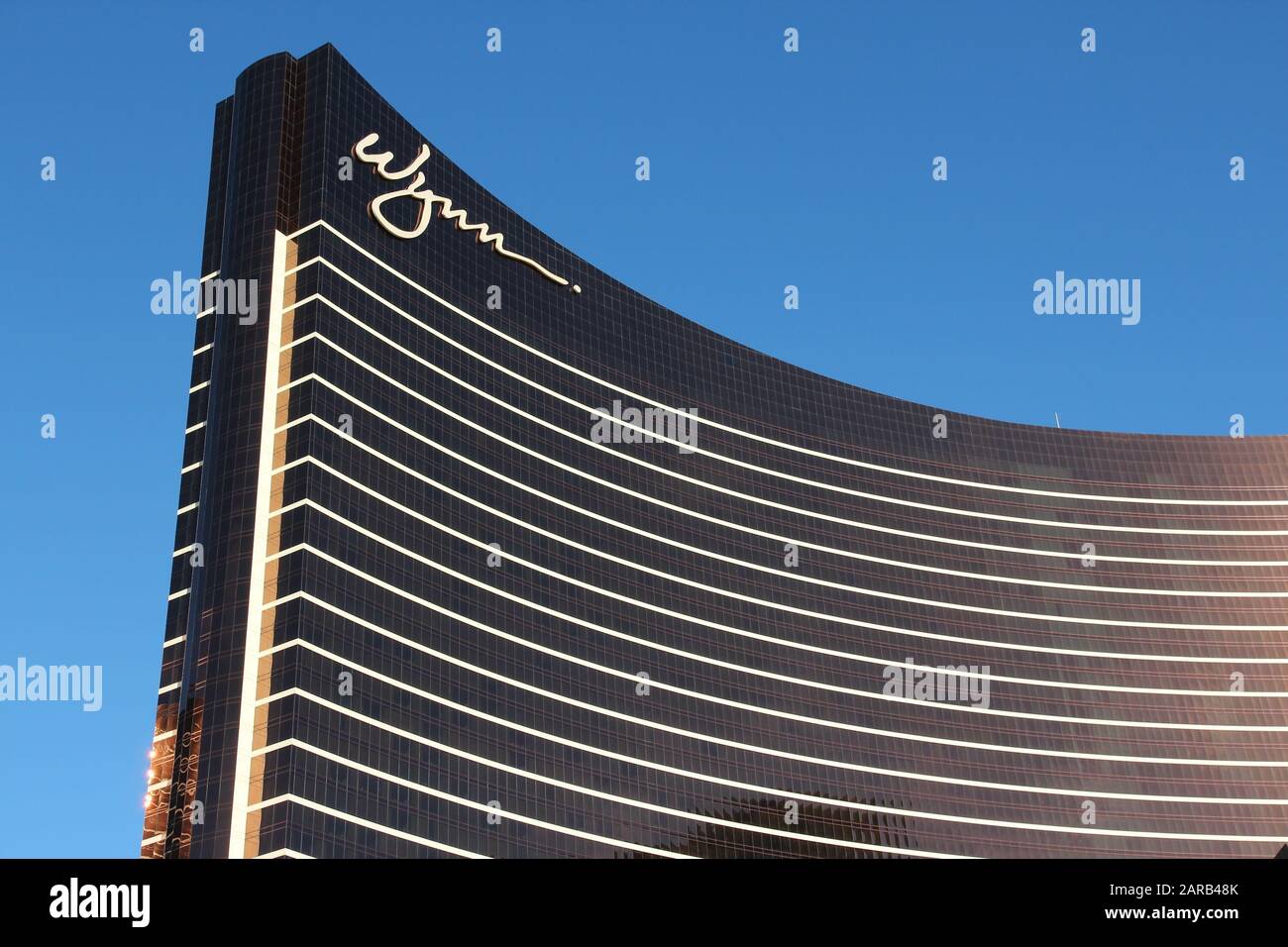 LAS VEGAS, USA APRIL 14, 2014 Wynn resort in Las Vegas. It is one of