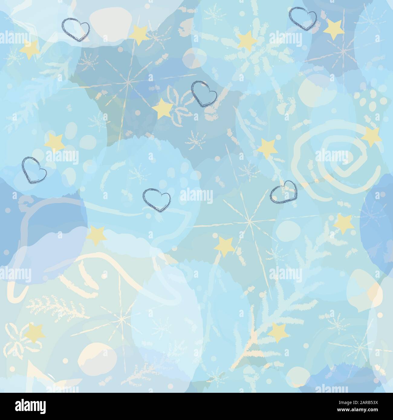 Cute Winter Pattern on subtle Background. Vector Illustration Stock ...