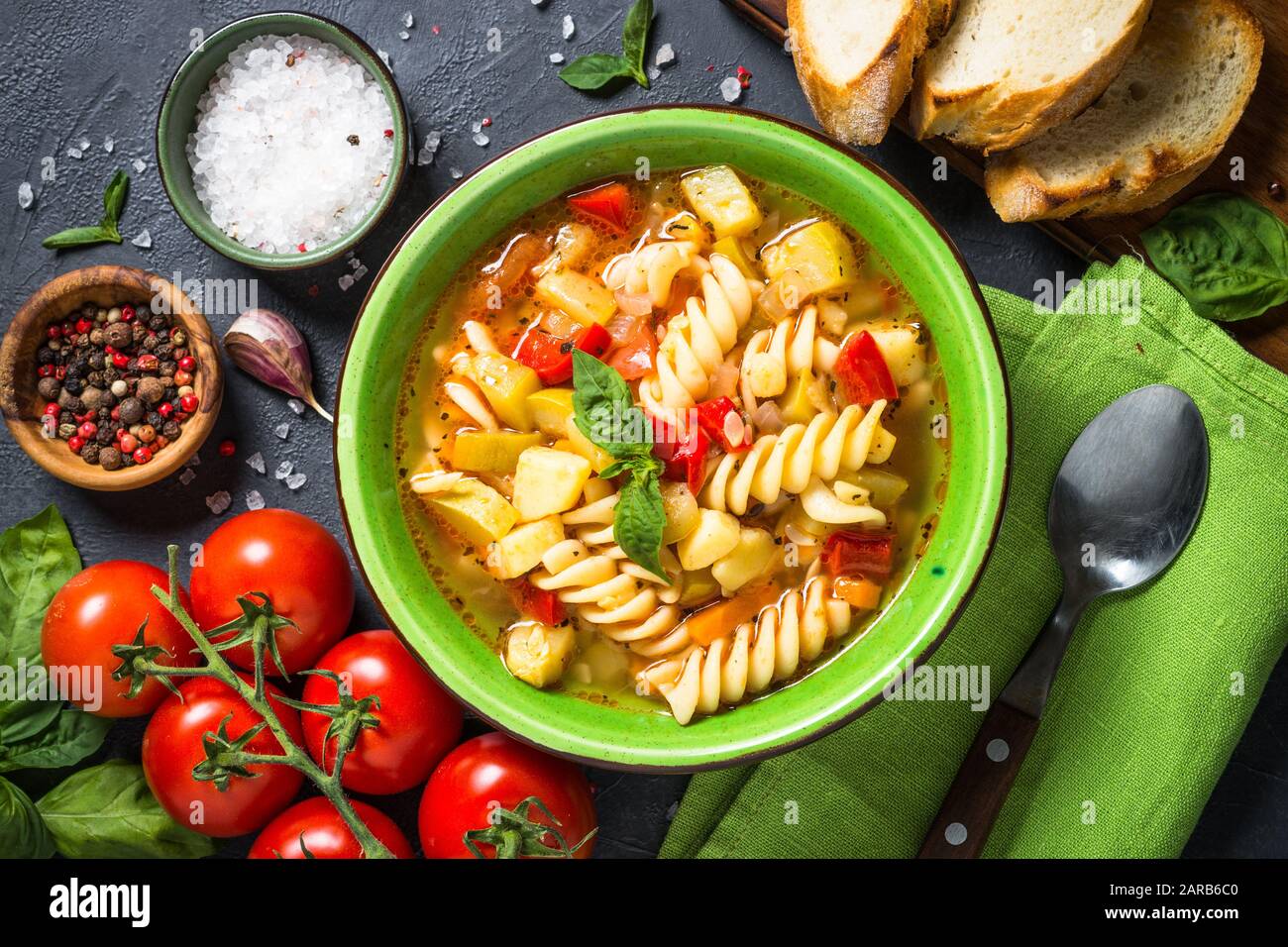 Vegetable pasta hires stock photography and images Alamy