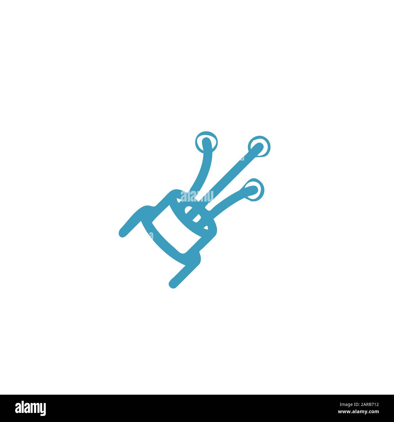 fiber optic cable icon design template Stock Photo - Alamy