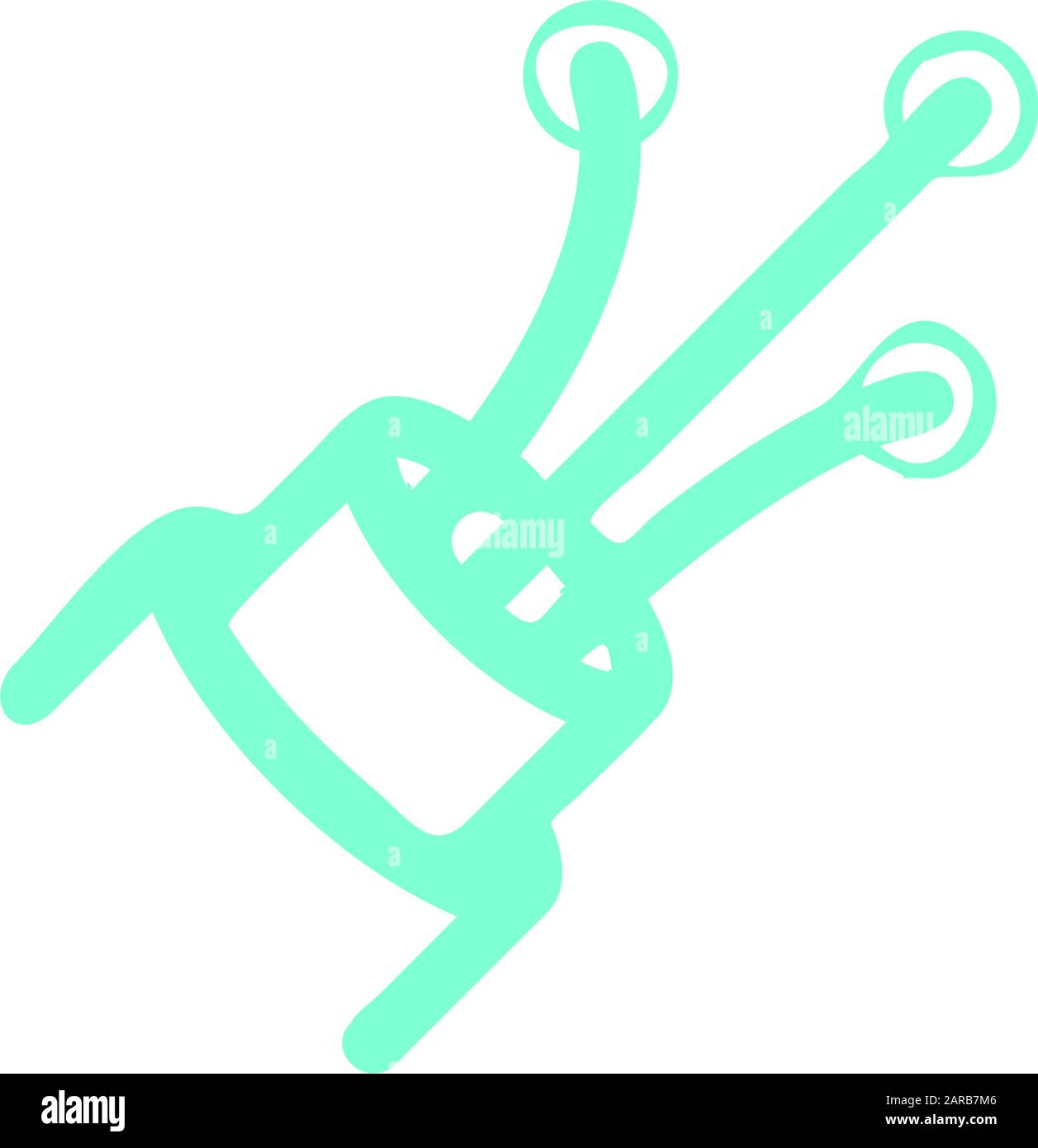 Fiber optic cable icon design template Stock Vector