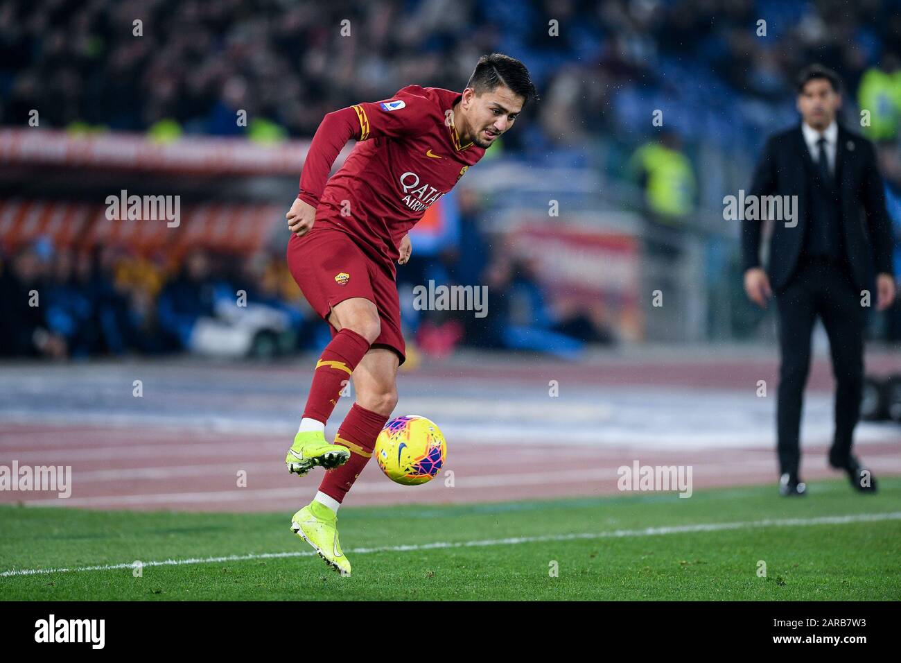 SERIE a FOOTBALL MATCH AS ROMA VS GENOA FC at OLYMPIC STADIUM in ROME on  FEBRUARY, 5TH 2022 Editorial Stock Photo - Image of score, february:  240717663