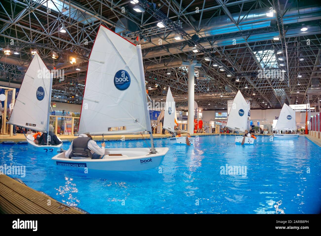 Boot, The German Boat Show held each year in Dusseldorf, Germany. Stock Photo