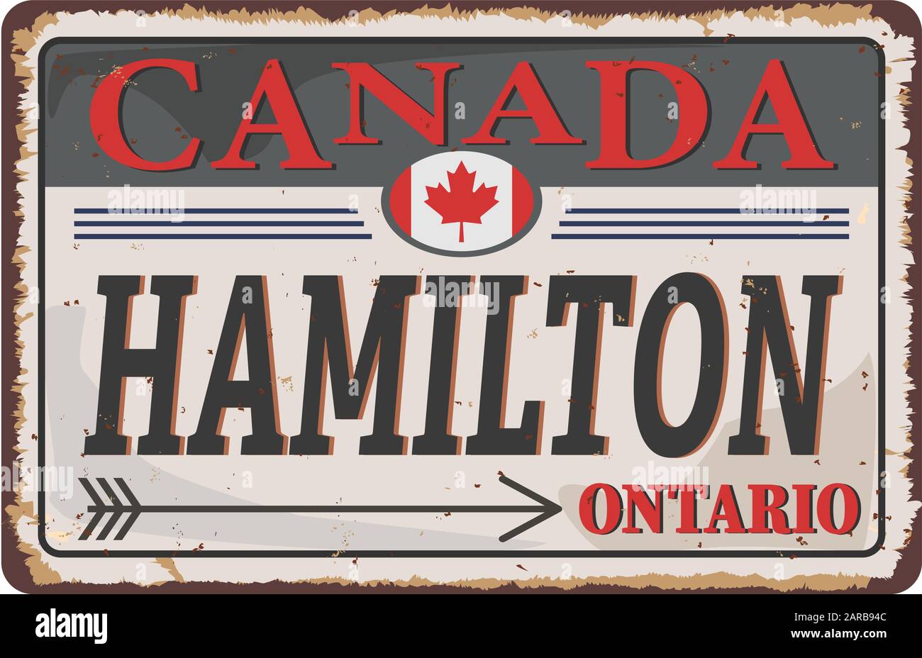 Canada city sign Stock Vector Images Alamy
