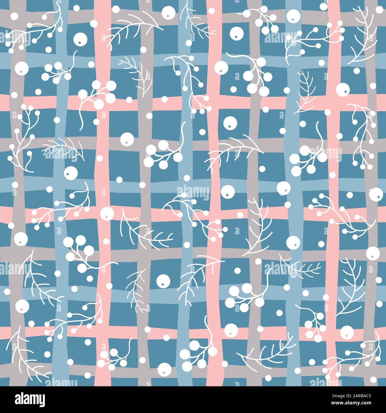 Cute Seamless Pattern with hand drawn elements. Vector illustration ...